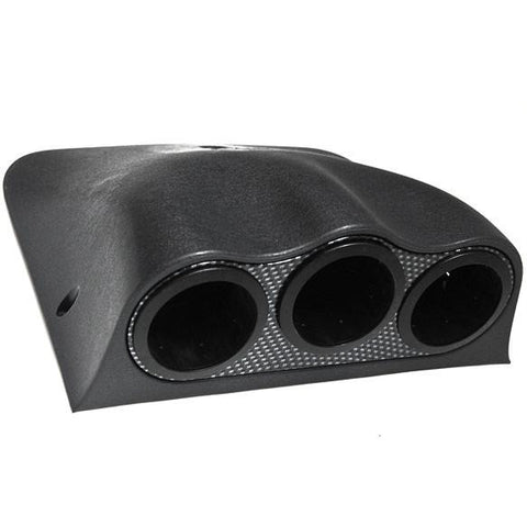 scion tc triple gauge cluster with carbon fiber accent