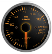 amber exhaust temperature gauge